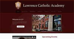 Desktop Screenshot of lawrencecatholicacademy.net